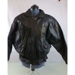 100% Genuine Leather coat for women paisley pattern with raised leather design